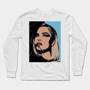 bebe rexha style pop art Long Sleeve T-Shirt